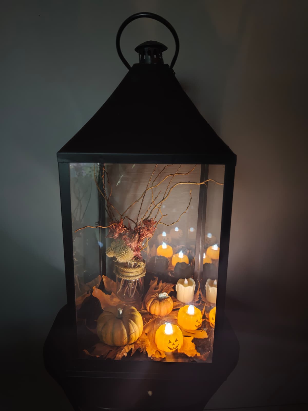 HALLOWEEN ÇİÇEK FENER TASARIMI