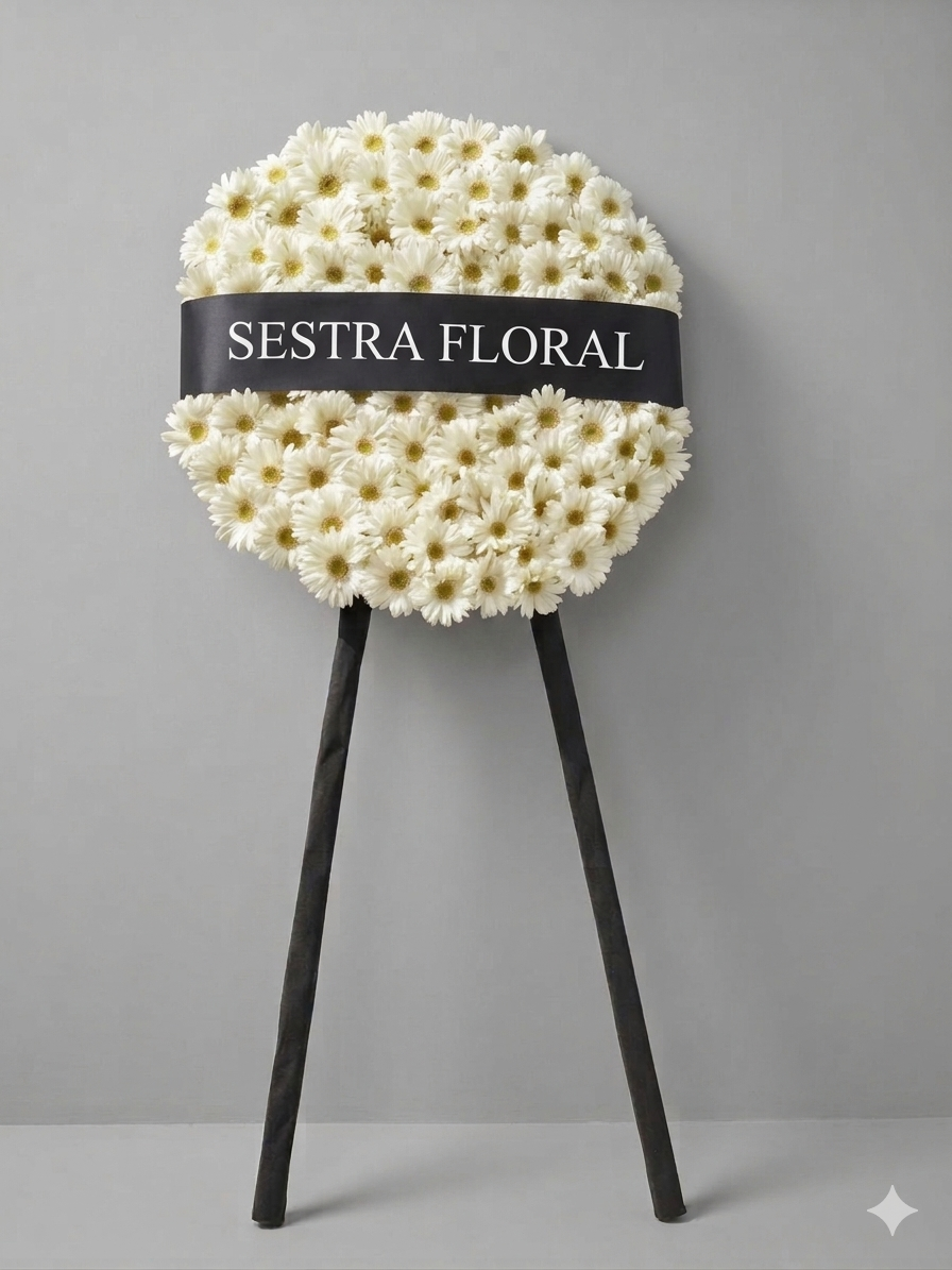 PROTOKOL BEYAZ GERBERA ÇELENK