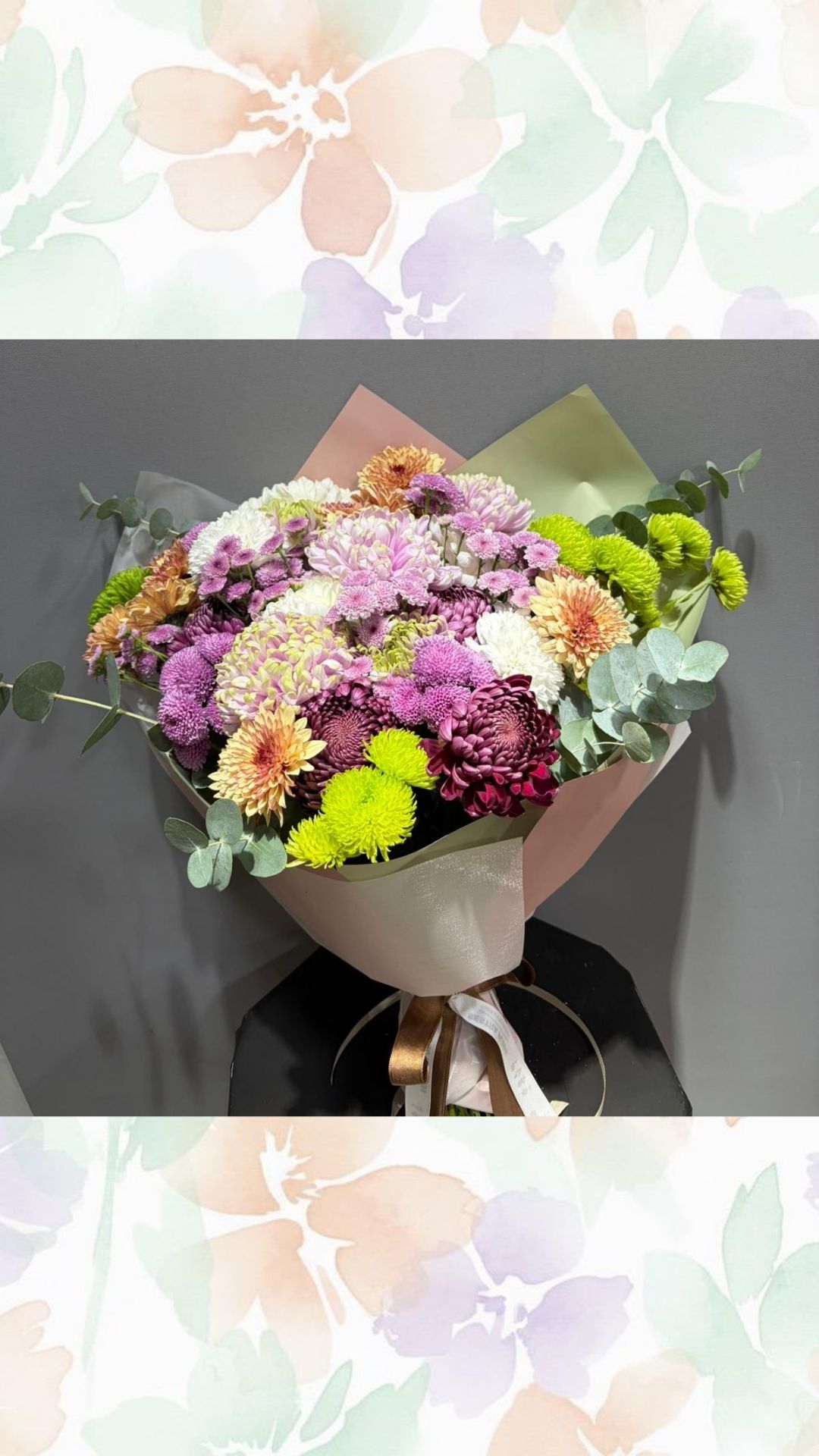 renkli kasımpatı buketi