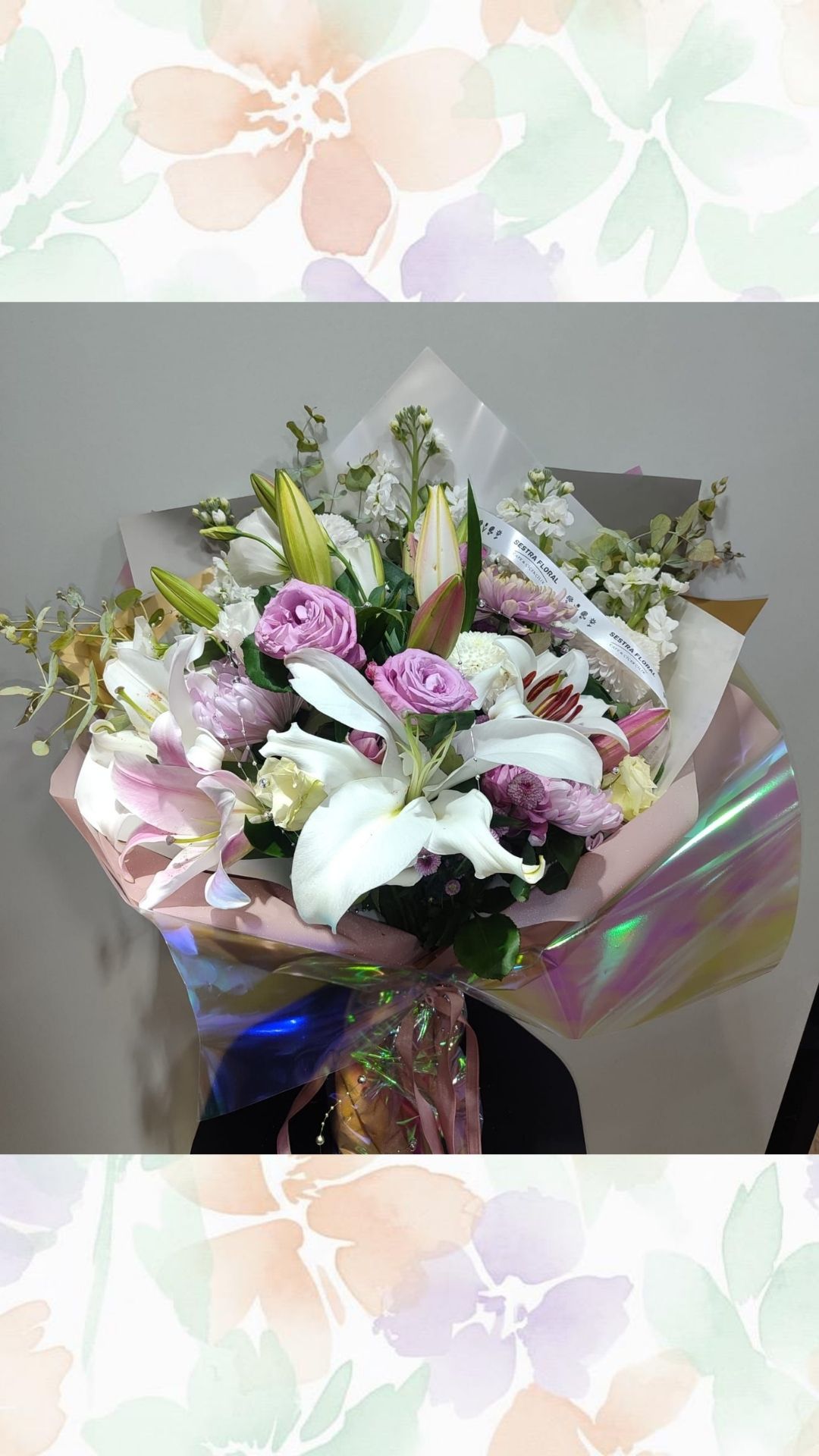 ŞEBBOY LİLYUM GÜL XL BUKET