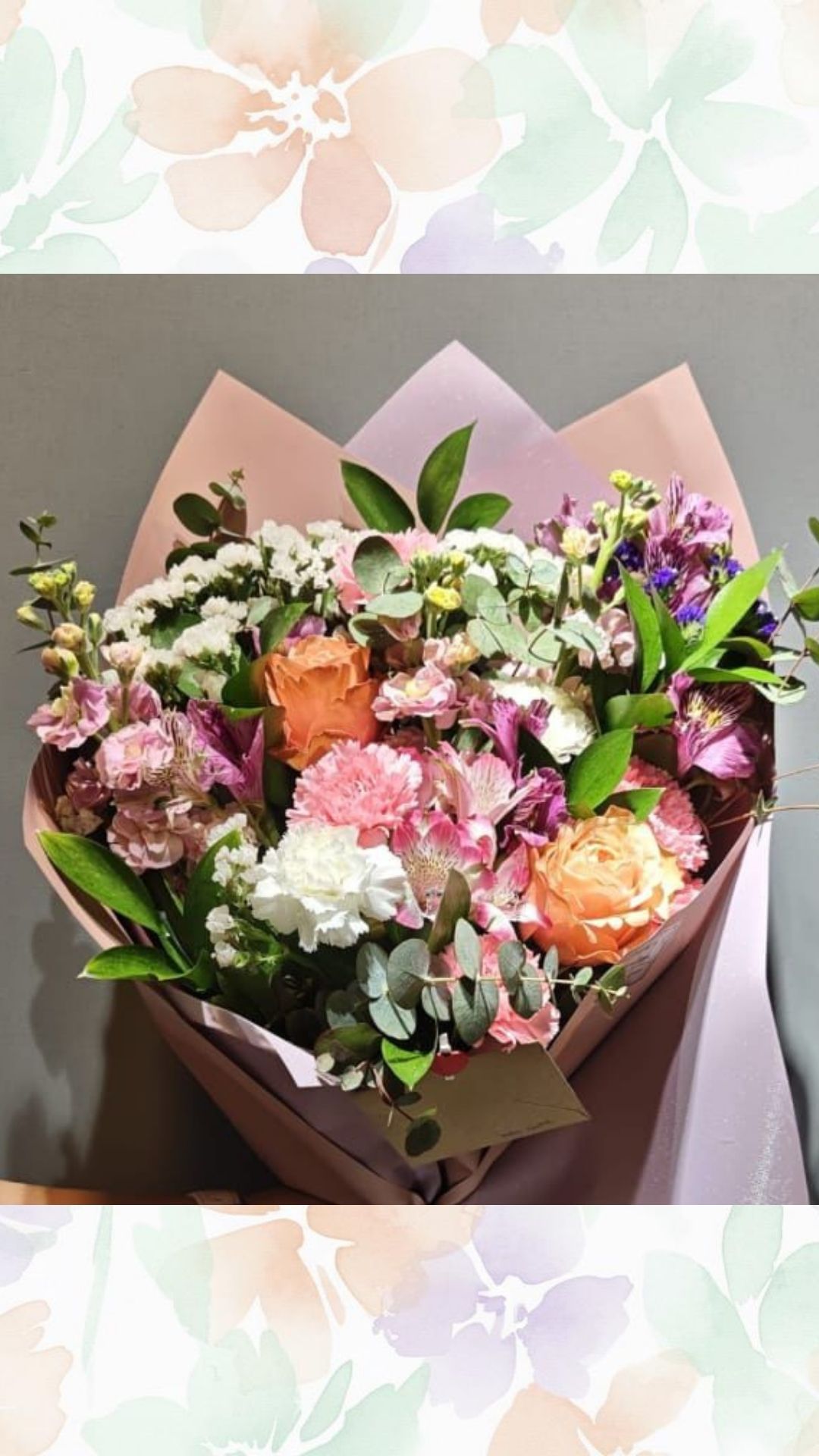 Somon Güllü Karışık Buket