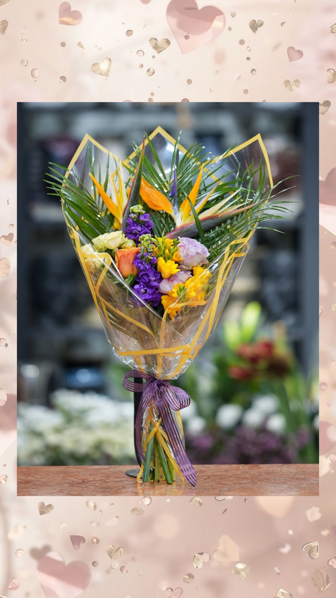 starliçe gül frezya buketi